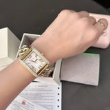 Michael Kors Emery Three Hand Silver Dial Gold Steel Strap Watch For Women - Mk7300 Authentic Buy Shop Now