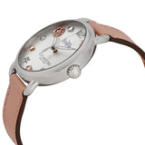 Coach Delancey White Dial Pink Leather Strap Watch for Women - 14502799 Authentic Buy Shop Now