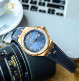 Maurice Lacroix Aikon Date Limited Edition Blue Dial Blue Leather Strap Watch For Men - AI1028-BRZ01-420-1 Authentic Buy Shop Now