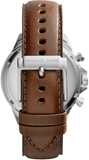 Michael Kors Gage Chronograph Blue Dial Brown Leather Strap Watch For Men - MK8362 Authentic Buy Shop Now