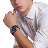 Fossil Machine Chronograph Brown Dial Grey Steel Strap Watch for Men - FS4931 Authentic Buy Shop Now