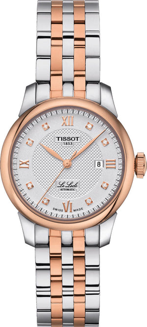 Tissot T Classic Le Locle Automatic Lady Silver Dial Two Tone Steel Strap Watch For Women - T006.207.22.036.00 Authentic Buy Shop Now