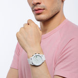 Lacoste 12.12 Chronograph White Dial White Silicon Strap Watch for Men - 2010974 Authentic Buy Shop Now
