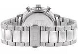 Tommy Hilfiger Legend Chronograph Blue Dial Silver Steel Strap Watch For Men - 1710569 Authentic Buy Shop Now