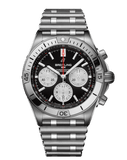 Breitling Chronomat B01 42mm Black Dial Silver Steel Strap Watch for Men - AB0134101B1A1 Authentic Buy Shop Now