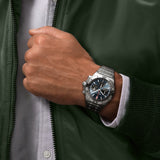 Breitling Chronomat B01 42mm Blue Dial Silver Steel Strap Watch for Men - AB0134101C1A1 Authentic Buy Shop Now