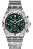 Breitling Chronomat B01 42mm Green Dial Silver Steel Strap Watch for Men - AB01343A1L1A1 Authentic Buy Shop Now