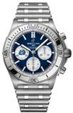 Breitling Chronomat B01 42 Six Nations Scotland Blue Dial Silver Steel Strap Watch for Men - AB0134A51C1A1 Authentic Buy Shop Now