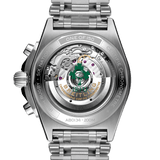 Breitling Chronomat B01 42 Six Nations Ireland Green Dial Silver Steel Strap Watch for Men - AB0134A91L1A1 Authentic Buy Shop Now