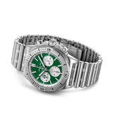 Breitling Chronomat B01 42 Six Nations Ireland Green Dial Silver Steel Strap Watch for Men - AB0134A91L1A1 Authentic Buy Shop Now