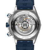 Breitling Super Chronomat B01 44 Blue Dial Blue Rubber Strap Watch for Men - AB0136161C1S1 Authentic Buy Shop Now