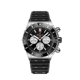Breitling Super Chronomat B01 44 Black Dial Black Rubber Strap Watch for Men - AB0136251B1S1 Authentic Buy Shop Now