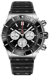Breitling Super Chronomat B01 44 Black Dial Black Rubber Strap Watch for Men - AB0136251B1S1 Authentic Buy Shop Now