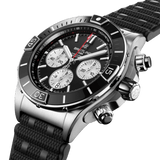 Breitling Super Chronomat B01 44 Black Dial Black Rubber Strap Watch for Men - AB0136251B1S1 Authentic Buy Shop Now