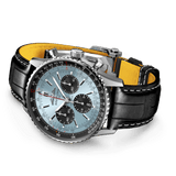 Breitling Navitimer B01 Chronograph 43 Blue Dial Black Leather Strap Watch for Men - AB0138241C1P1 Authentic Buy Shop Now