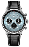 Breitling Navitimer B01 Chronograph 43 Blue Dial Black Leather Strap Watch for Men - AB0138241C1P1 Authentic Buy Shop Now