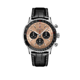 Breitling Navitimer B01 Chronograph 43 Brown Dial Black Leather Strap Watch for Men - AB0138241K1P1 Authentic Buy Shop Now