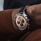 Breitling Navitimer B01 Chronograph 43 Brown Dial Black Leather Strap Watch for Men - AB0138241K1P1 Authentic Buy Shop Now