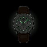 Breitling Navitimer B01 Chronograph 41 Green Dial Brown Leather Strap Watch for Men - AB0139211L1P1 Authentic Buy Shop Now