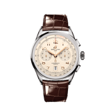 Breitling Premier B01 Chronograph 42 White Dial Brown Leather Strap Watch for Men - AB0145211G1P1 Authentic Buy Shop Now