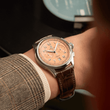 Breitling Premier B01 Chronograph 42 Beige Dial Brown Leather Strap Watch for Men - AB0145331K1P1 Authentic Buy Shop Now