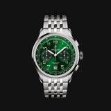 Breitling Premier B01 Chronograph 42 Green Dial Silver Steel Strap Watch for Men - AB0145371L1A1 Authentic Buy Shop Now
