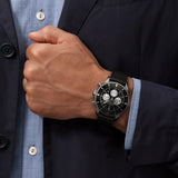 Breitling Superocean Heritage B01 Chronograph 44 Black Dial Black Mesh Bracelet Watch for Men - AB0162121B1S1 Authentic Buy Shop Now