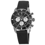 Breitling Superocean Heritage B01 Chronograph 44 Black Dial Black Mesh Bracelet Watch for Men - AB0162121B1S1 Authentic Buy Shop Now