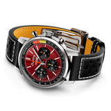Breitling Top Time B01 Chevrolet Corvette Red Dial Black Leather Strap Watch for Men - AB01761A1K1X1 Authentic Buy Shop Now