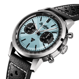 Breitling Top Time B01 Triumph Blue Dial Black Leather Strap Watch for Men - AB01764A1C1X1 Authentic Buy Shop Now
