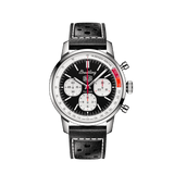 Breitling Top Time B01 Deus Black Dial Black Leather Strap Watch for Men - AB01765A1B1X1 Authentic Buy Shop Now