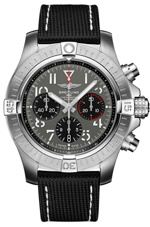 Breitling Avenger B01 Chronograph 45 Anthracite Dial Black Nylon Strap Watch for Men - AB01821A1B1X1 Authentic Buy Shop Now