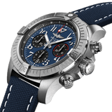 Breitling Avenger B01 Chronograph 45 Blue Dial Blue Nylon Strap Watch for Men - AB01821A1C1X1 Authentic Buy Shop Now