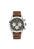 Breitling Super Avi B04 Chronograph GMT 46 Curtiss Warhawk Green Dial Brown Leather Strap Watch for Men - AB04452A1L1X1 Authentic Buy Shop Now