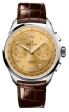 Breitling Premier B09 Chronograph 40 Beige Dial Brown Leather Strap Watch for Men - AB0930F51H1P1 Authentic Buy Shop Now