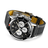 Breitling Avi Ref. 765 1964 Re Edition Black Dial Black Leather Strap Watch for Men - AB09451A1B1X1 Authentic Buy Shop Now