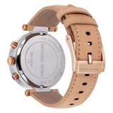 Michael Kors Parker Chronograph White Dial Tan Leather Strap Watch for Women - MK5633 Authentic Buy Shop Now