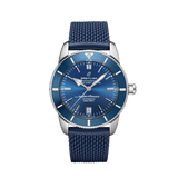 Breitling Superocean Heritage B20 Automatic 42 Blue Dial Blue Mesh Bracelet Watch for Men - AB2010161C1S1 Authentic Buy Shop Now