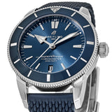 Breitling Superocean Heritage II B20 44mm Blue Dial Blue Rubber Strap Mens Watch - AB2030161C1S1 Authentic Buy Shop Now
