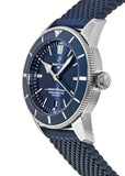 Breitling Superocean Heritage II B20 44mm Blue Dial Blue Rubber Strap Mens Watch - AB2030161C1S1 Authentic Buy Shop Now