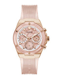 Guess Athena Rose Gold Dial Rose Gold Rubber Strap Watch for Women - GW0409L3 Authentic Buy Shop Now