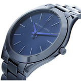 Michael Kors Runway Quartz Blue Dial Blue Steel Strap Watch For Women - MK3419 Authentic Buy Shop Now
