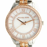Michael Kors Lauryn Mother of Pearl Dial Two Tone Steel Strap Watch For Women - MK3979 Authentic Buy Shop Now