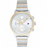 Tommy Hilfiger Blake Silver Dial Two Tone Steel Strap Watch for Women - 1781908 Authentic Buy Shop Now