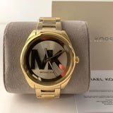 Michael Kors Janelle Gold Dial Gold Steel Strap Watch For Women - MK7086 Authentic Buy Shop Now