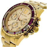 Michael Kors Everest Chronograph Gold Dial Gold Steel Strap Watch for Women - MK5871 Authentic Buy Shop Now