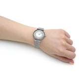 Emporio Armani Gianni T-Bar Quartz Silver Dial Silver Steel Strap Watch For Women - AR11445 Authentic Buy Shop Now