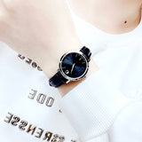 Movado Ultra Slim Black Dial Black Leather Strap Watch For Women - 0607094 Authentic Buy Shop Now
