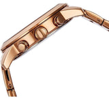 Guess Mini Sunrise Multi Function Analog Turquoise Dial Rose Gold Steel Strap Watch For Women - W0448L8 Authentic Buy Shop Now