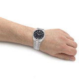 Citizen Tsuyosa Automatic Black Dial Silver Steel Strap Watch For Men - NJ0150-56E Authentic Buy Shop Now